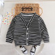 9M-5Y Toddler Boys V-Neck Striped Cardigan  Boys Boutique Clothing   