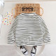 9M-5Y Toddler Boys V-Neck Striped Cardigan  Boys Boutique Clothing   