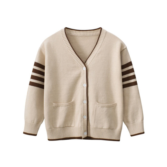 18M-7Y Toddler Girls Boys V-Neck Sweater Knit Cardigan  Toddler Boutique Clothing   