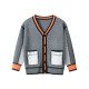 18M-7Y Colorblock Knitwear Button Long Sleeve Sweater Cardigan  Kids Boutique Clothing  