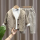 9M-4Y Bear Print Long Sleeve Knitwear Cardigan  Kids Boutique Clothing   