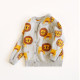 2-6Y Toddler Boys Embroidered Lion Sweater Knit Cardigan  Boys Clothing   