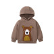 18M-7Y Toddler Boys Fleece Sweatshirt Bear Hooded Sweatshirts  Boys Clothes   