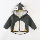 9M-5Y Toddler Boys Cartoon Hooded Zipper Sweatshirt Fleece Jackets  Boys Clothes   