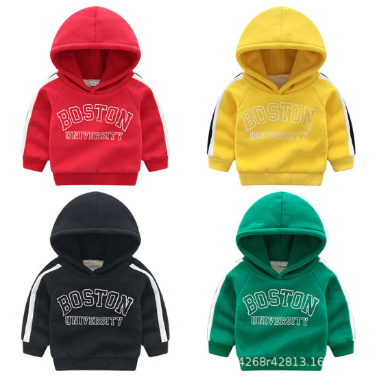 18M-6Y Toddler Boys Letter Hooded Jackets  Boys Clothing   