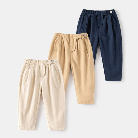 18M-6Y Toddler Boys Solid Color Pants  Boys Clothing   