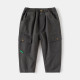 18M-6Y Toddler Boys Solid Color Casual Cargo Pants  Boys Clothing   