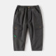 18M-6Y Toddler Boys Solid Color Casual Cargo Pants  Boys Clothing   