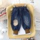 12M-5Y Toddler Boys Fake Ripped Jeans  Boys Clothing   