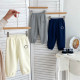 9M-5Y Toddler Boys Smiley Embroidered Waffle Track Pants  Boys Boutique Clothing   