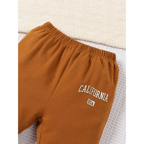 18M-6Y Toddler Boys Letter Set Of 3 Track Pants  Boys Boutique Clothing   