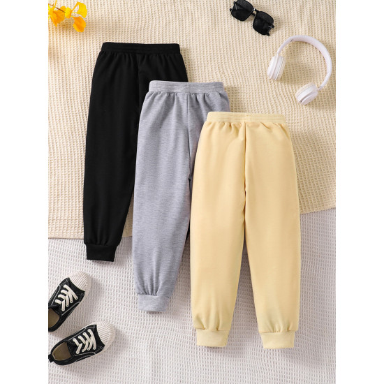 18M-6Y Toddler Boys Sweatpants Combination 3-Piece Set  Boys Clothing   