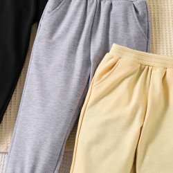 18M-6Y Toddler Boys Sweatpants Combination 3-Piece Set  Boys Clothing   