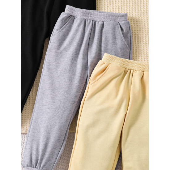 18M-6Y Toddler Boys Sweatpants Combination 3-Piece Set  Boys Clothing   