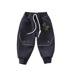 12M-6Y Toddler Boys Dinosaur Fleece Pants  Boys Boutique Clothing   