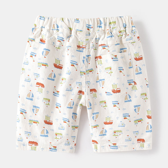18M-6Y Toddler Boys Casual Slub Cotton Shorts  Boys Clothing   