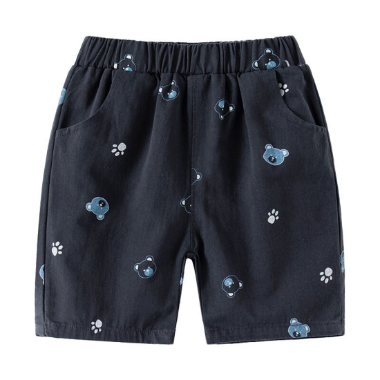 18M-6Y Toddler Boys Casual Bear Print Shorts  Boys Clothing   