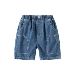 18M-6Y Toddler Boys Stylish Embroidered Pocket Denim Shorts  Boys Clothing   