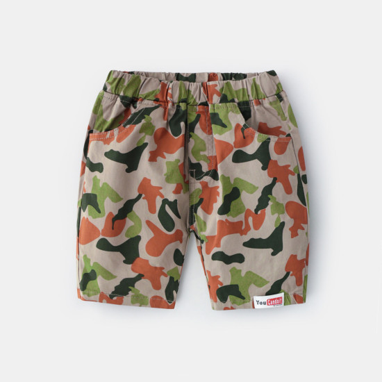 2-7Y Toddler Boys Personalized Camo Casual Shorts  Boys Clothing   