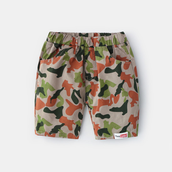2-7Y Toddler Boys Personalized Camo Casual Shorts  Boys Clothing   