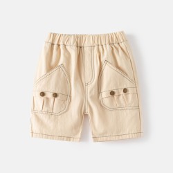 18M-6Y Toddler Boys Vintage Buttoned Casual Shorts  Boys Clothing   