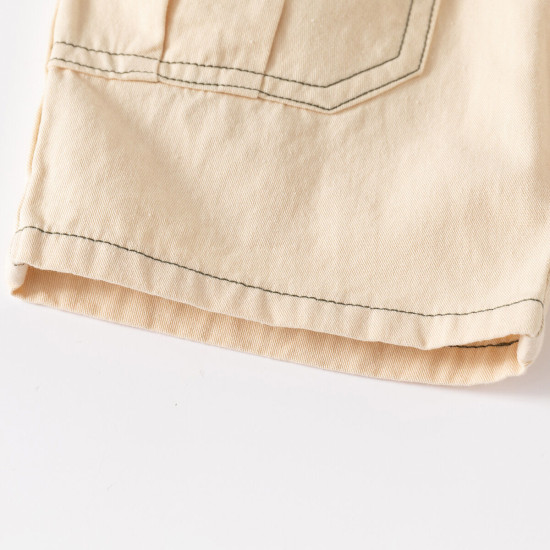 18M-6Y Toddler Boys Vintage Buttoned Casual Shorts  Boys Clothing   