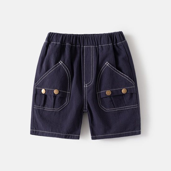 18M-6Y Toddler Boys Vintage Buttoned Casual Shorts  Boys Clothing   