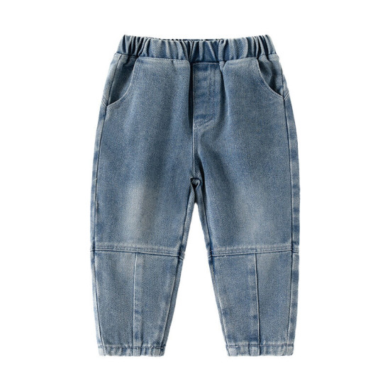 18M-6Y Toddler Boys Solid Color Denim Trousers  Boys Clothing   