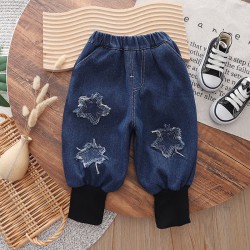 12M-5Y Toddler Boys Star Fleece Jeans  Boys Boutique Clothing   