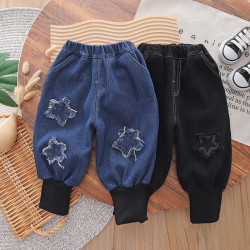 12M-5Y Toddler Boys Star Fleece Jeans  Boys Boutique Clothing   