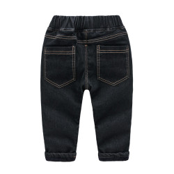 18M-6Y Toddler Boys Solid Color Fleece Jeans  Boys Clothing   