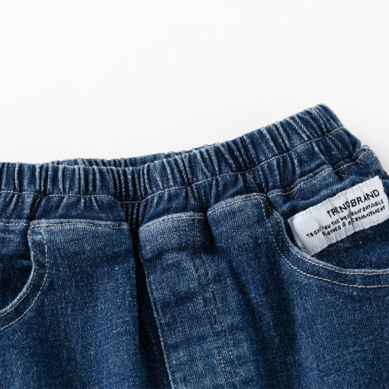 18M-6Y Toddler Boys Pocket Woven Label Solid Denim Jeans  Boys Clothing  