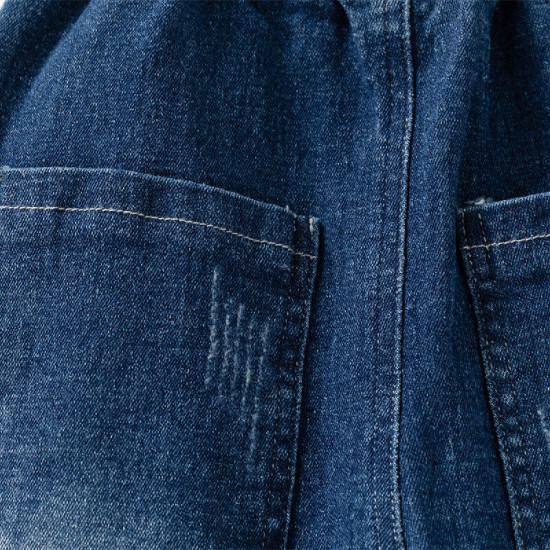 18M-6Y Toddler Boys Pocket Woven Label Solid Denim Jeans  Boys Clothing  