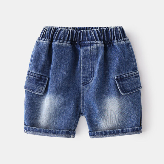 18M-6Y Toddler Boys Plain Pocket Denim Shorts  Boys Clothing   