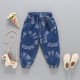 Kids Embroidered Stretch Denim Jeans  Toddler Boutique Clothing   