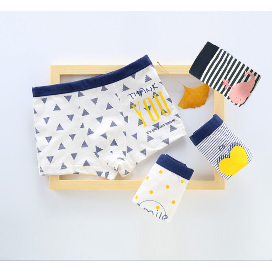 4-Pack 2-10Y Toddler Boys Dinosaur Cartoon Underpants  Boy Clothing   