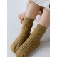 Solid Color Kid Knit Socks 210615624  
