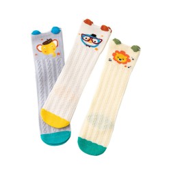 3 Packs Baby Cartoon Net Socks 210511021  