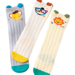 3 Packs Baby Cartoon Net Socks 210511021  