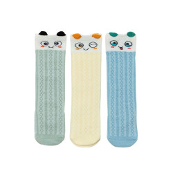 3 Packs Baby Cartoon Net Socks 210511550  