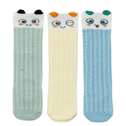 3 Packs Baby Cartoon Net Socks 210511550  