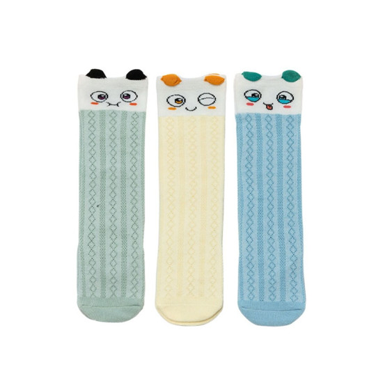 3 Packs Baby Cartoon Net Socks 210511550  