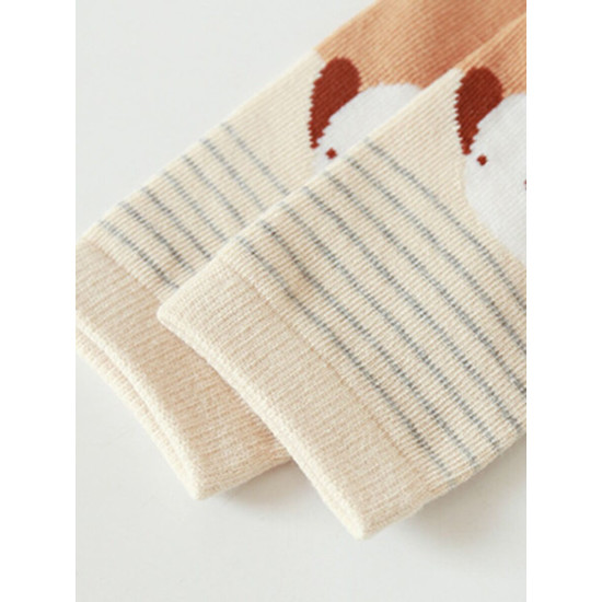 3-Pack Baby Kid Cartoon Knee High Stockings  