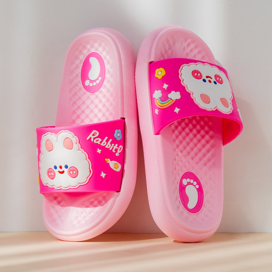 Cartoon Summer Children's Slippers Non-Slip Bath Shoes  Kids Accessories   