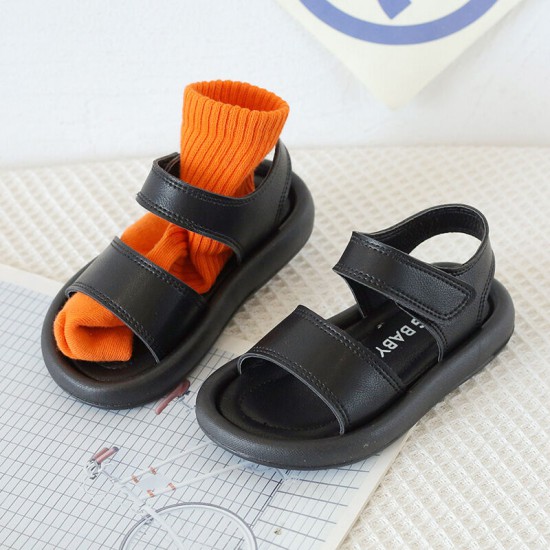 Kids Solid Soft Sole Non-Slip Children'S Sandals  Kids Shoes   