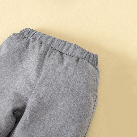 18M-6Y Toddler Boys Suit Sets Gray Vest & Shirts & Pants & Hats  Boys Boutique Clothing   