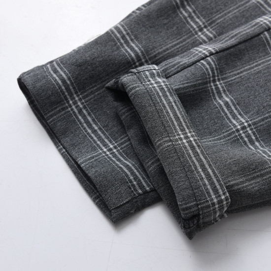 9M-6Y Toddler Boys Gray Plaid Vest Gentleman Three Piece Suit  Boys Clothing   