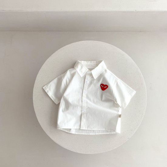 12M-5Y Toddler Boys Love Heart Shirts  Boys Clothing   