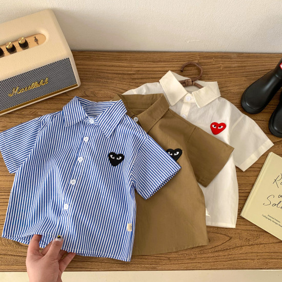 12M-5Y Toddler Boys Love Heart Shirts  Boys Clothing   