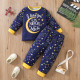 9M-6Y Toddler Boys Long-Sleeved Two-Piece Star Space Printed Loungewear Sets  Boys Clothing   